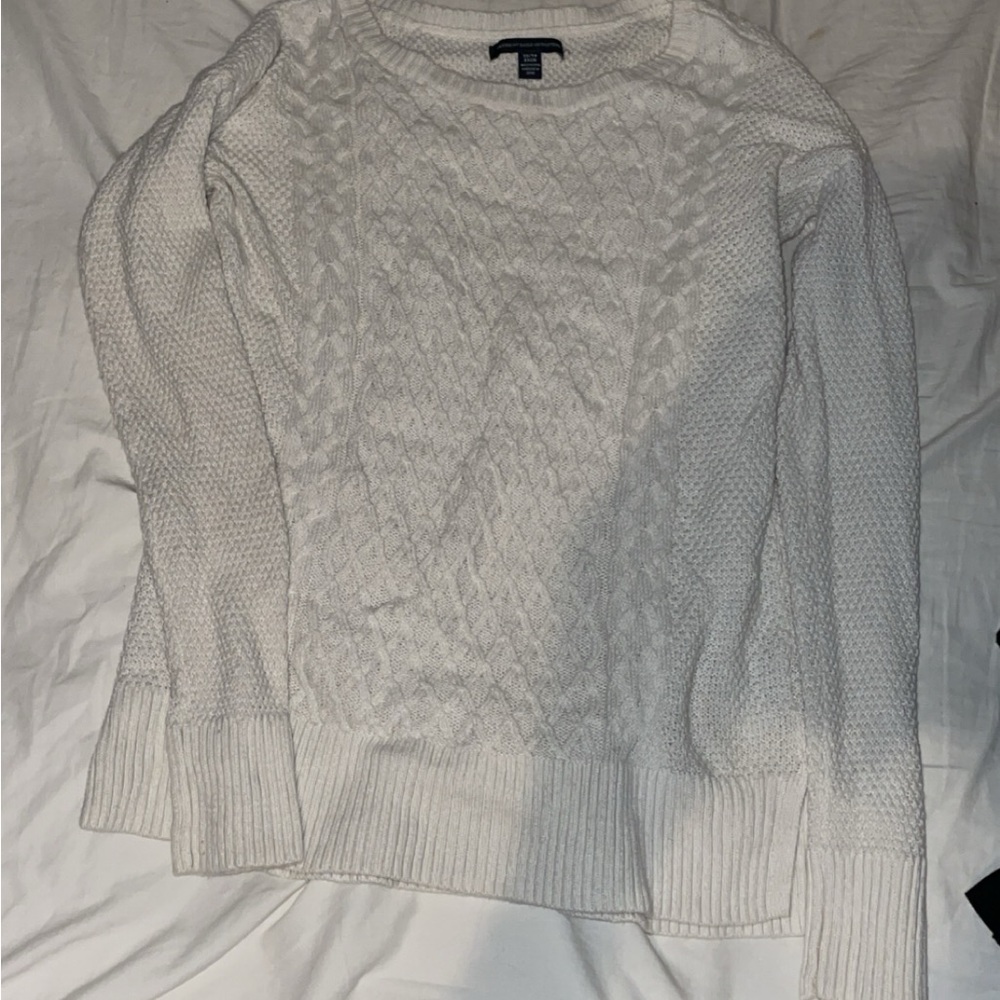 white american eagle sweater